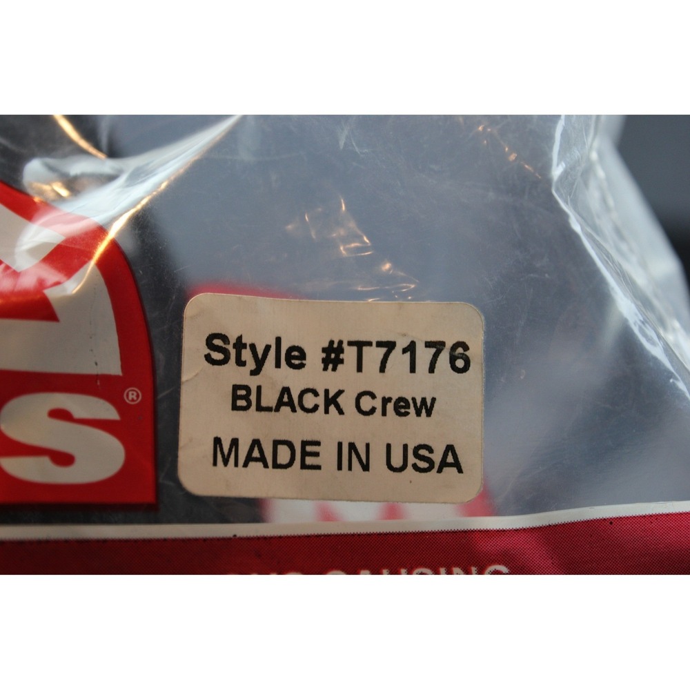 Mac Tools Black Crew Socks Made in USA Workwear Style T7176 Mens Shoe Size 9-13 - Picture 5 of 5